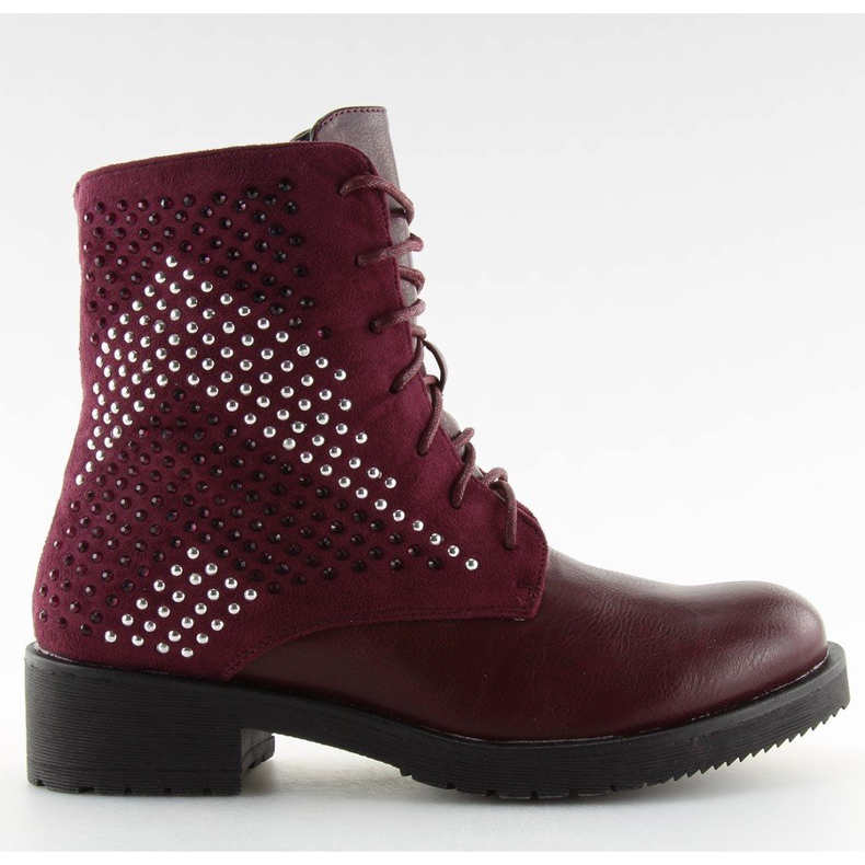 Botas mujer clarete granate FC-H65 Vino rojo