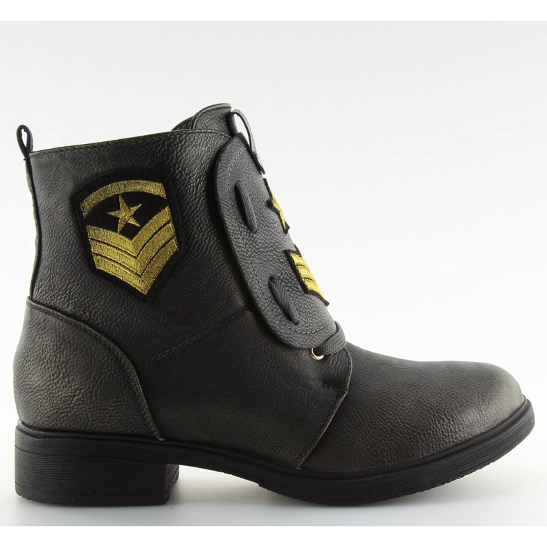 Botas de trabajo con parches grises H-4 gris.