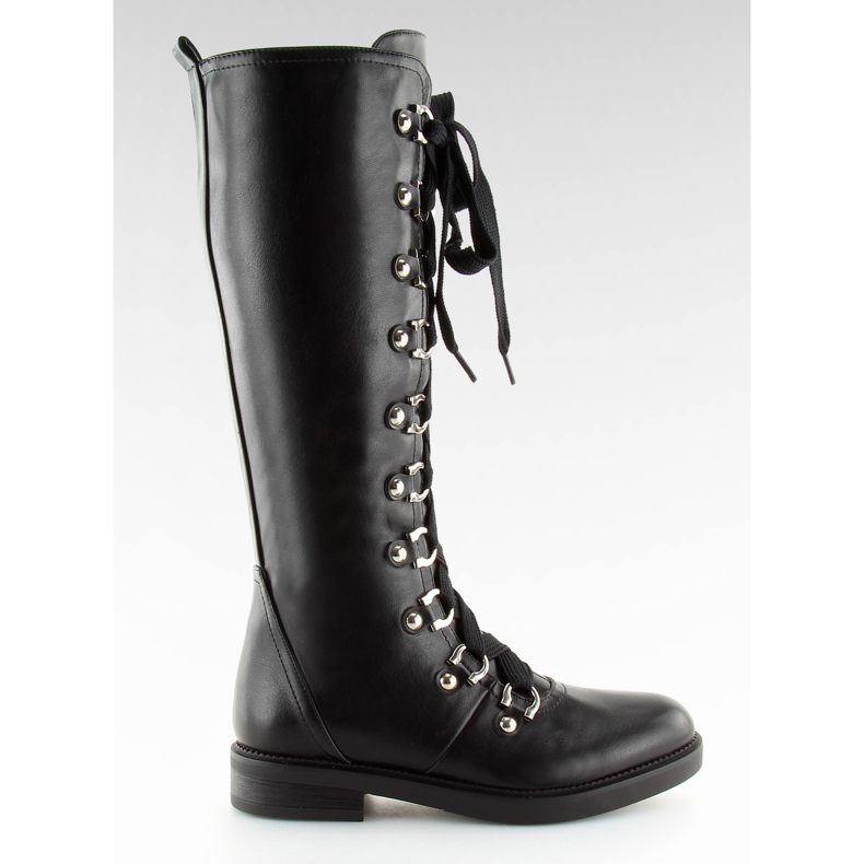 Botas negras con cordones NC281 black negro