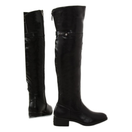 Botas mosqueteras negro A-22 Black