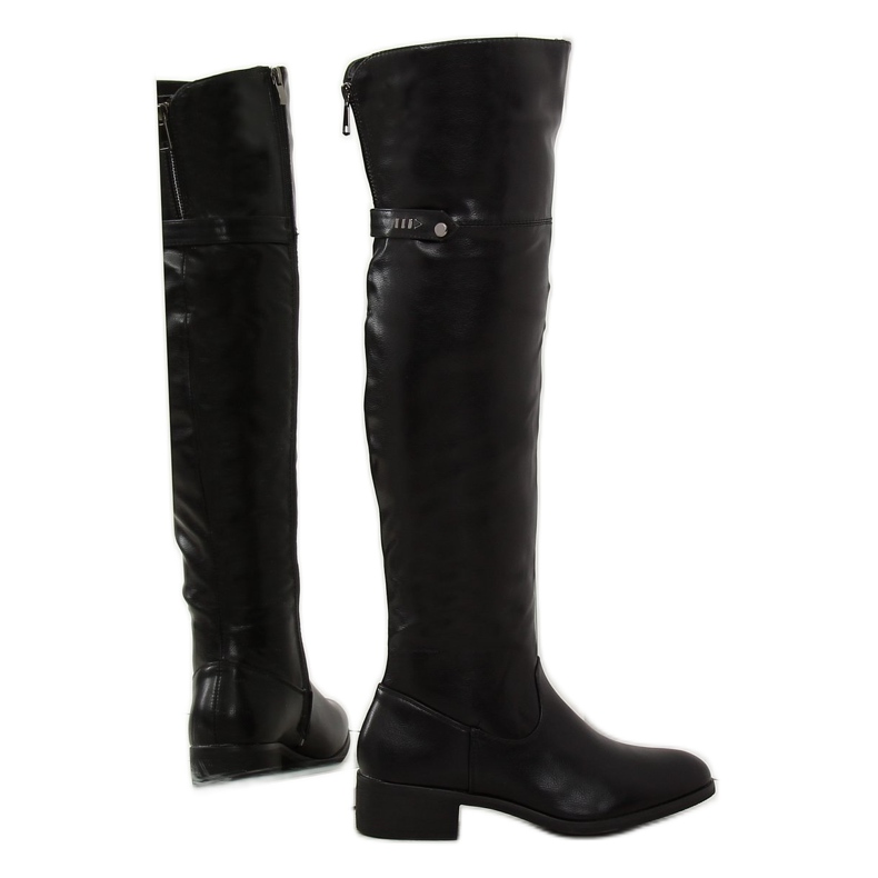 Botas mosqueteras negro A-22 Black