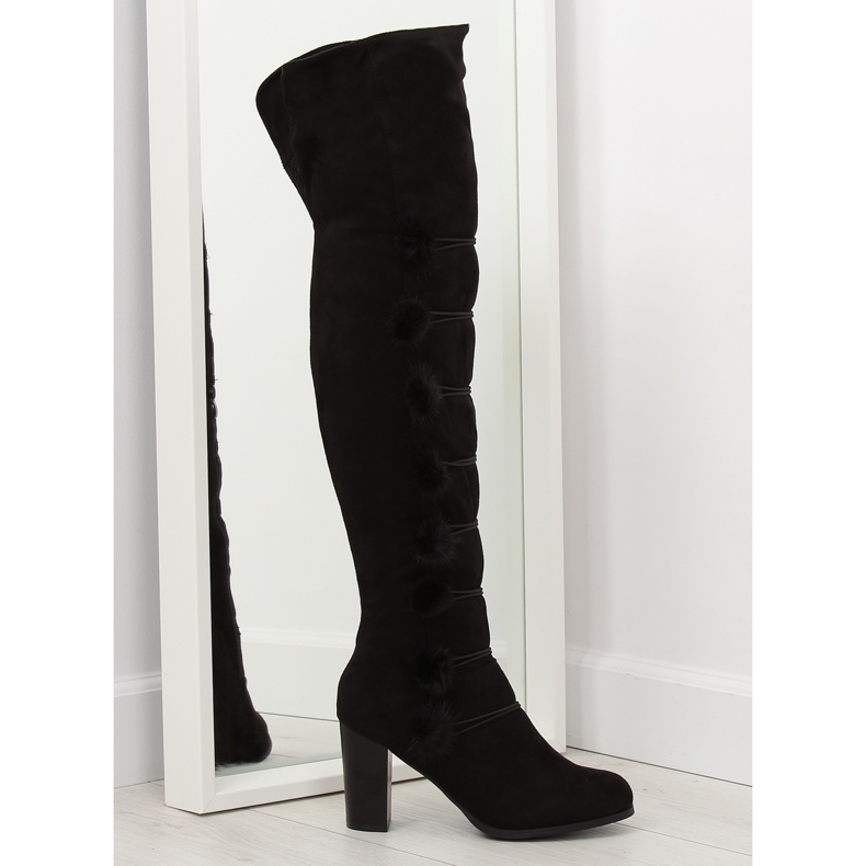 Botas mosquetero negras FC-H115 Black negro