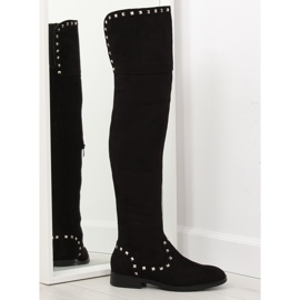 Botas negras hasta el muslo T161 negro