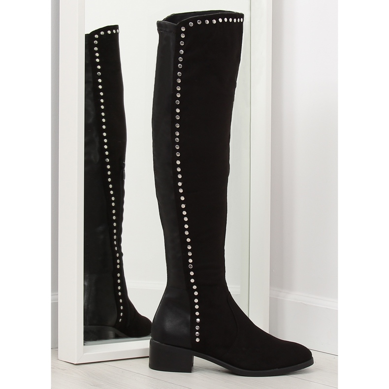 Botas mosquetero negras FC-H101 negro