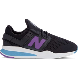 New Balance Ws247ff Tritium Pack Black Con Cadet Blue negro púrpura