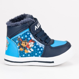 Botas aislantes de patrulla canina. azul