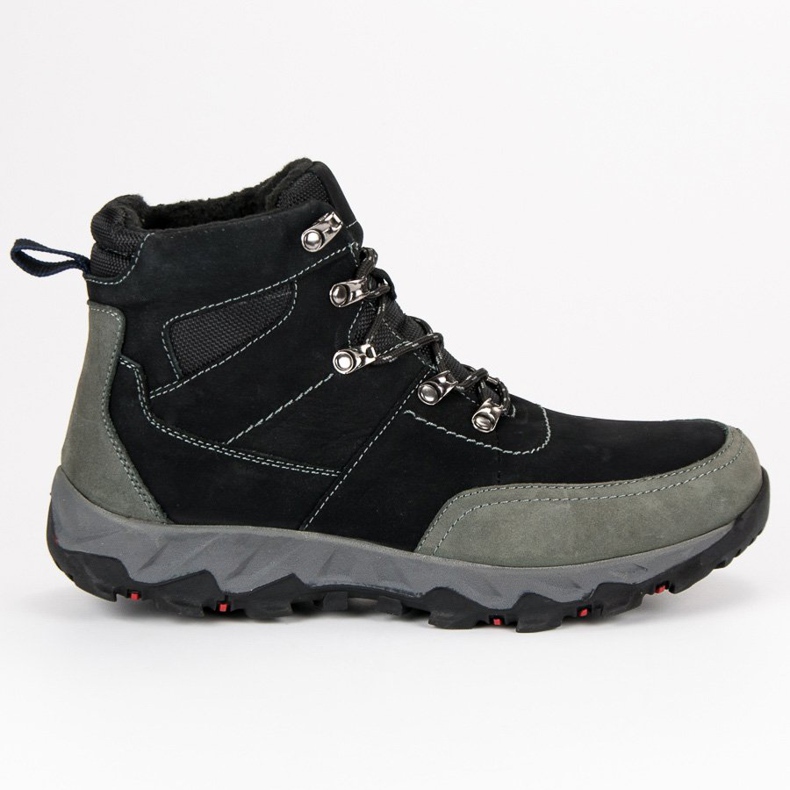 Original Walkman Shoes Zapatos de trekking de cuero negro
