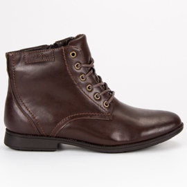 Botas de cremallera con aislamiento marrón