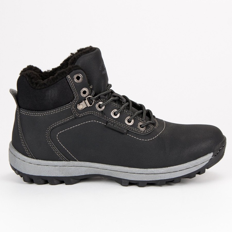 Ax Boxing Botas de los hombres calientes negro