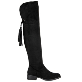 Seastar Botas de mosquetero negras negro