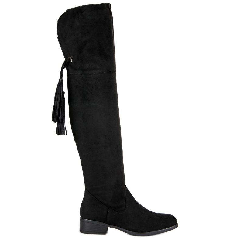 Seastar Botas de mosquetero negras negro