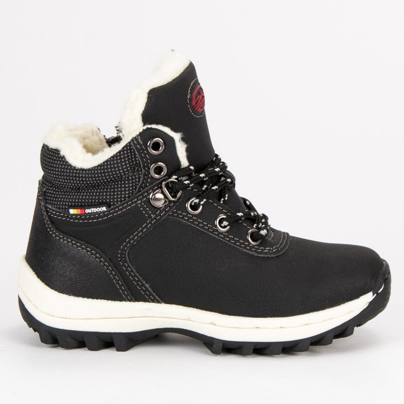 Ax Boxing Calzado de invierno con cremallera. negro