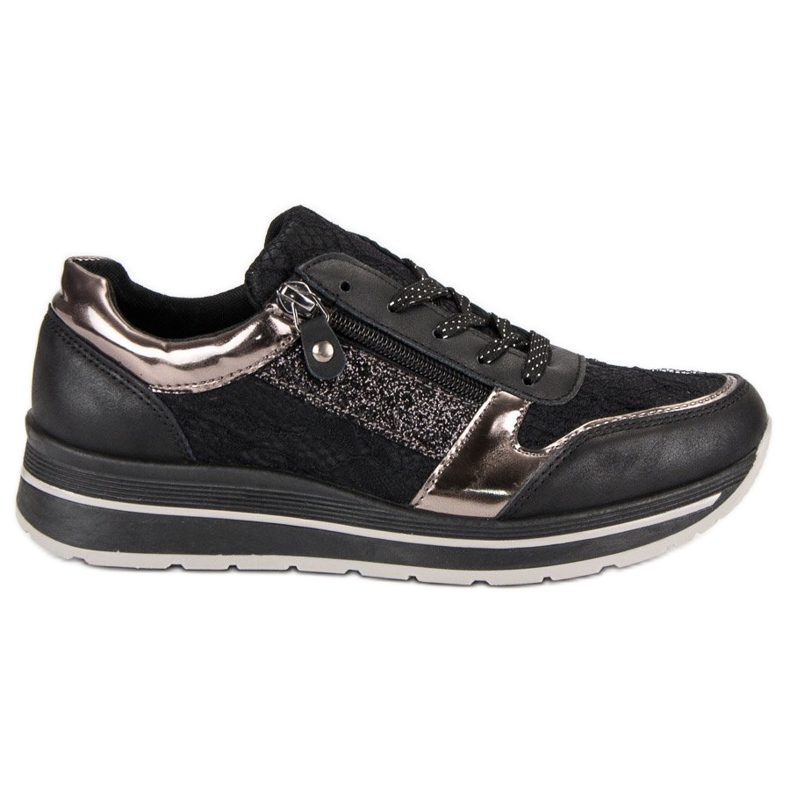 Kayla Zapatillas de mujer con estilo negro