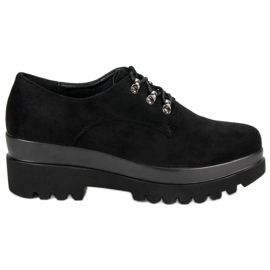 Zapatos de ante negros