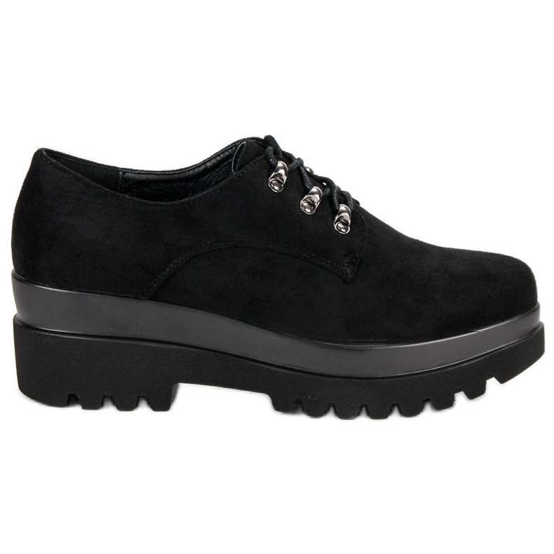 Zapatos de ante negros