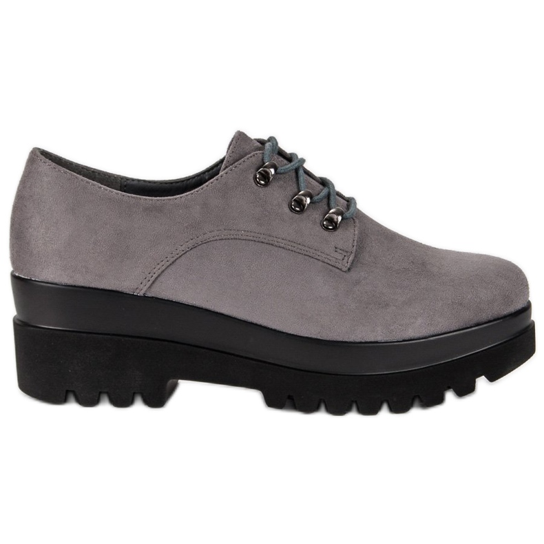 Zapatos de ante gris