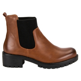 Botas de moda Jodhpur de VINCEZA marrón