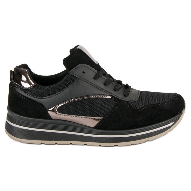 Calzado deportivo de moda negro Calzado deportivo de moda negro