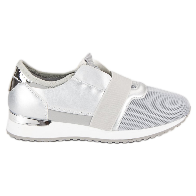 Calzado deportivo sin cordones gris Calzado deportivo sin cordones gris