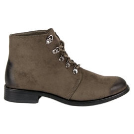 Botas VINCEZA atadas verde