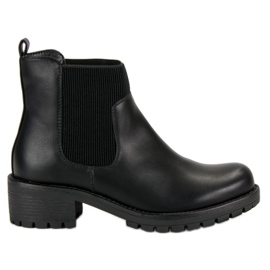 Botas de moda Jodhpur de VINCEZA negro