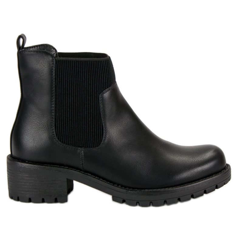 Botas de moda Jodhpur de VINCEZA negro
