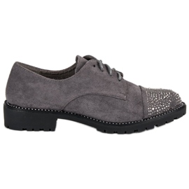 Bello Star Zapatos de gamuza con estilo gris