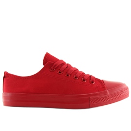 Zapatillas de mujer monocolor rojas NB176 Big Red rojo