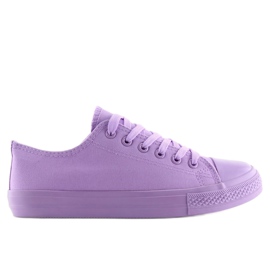 Zapatillas de mujer monocolor violeta NB176 L.PURPLE púrpura