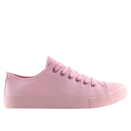 Zapatillas de mujer monocolor rosas NB176 Pink rosado