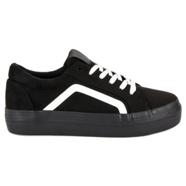 Sport Zapatillas de ante negras negro
