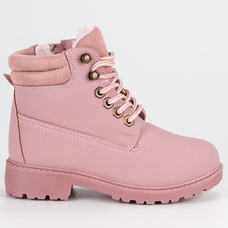 Zapatillas infantiles rosado