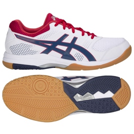 Zapatillas de voleibol Asics Gel Rocket 8 M B706Y-100 multicolor blanco Zapatillas de voleibol Asics Gel Rocket 8 M B706Y-100 multicolor blanco
