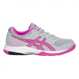 Zapatillas de voleibol Asics Gel Rocket 8 W B756Y-020 gris tonos de gris