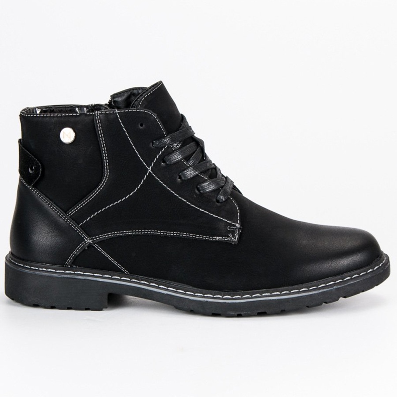 Mckeylor Botas casuales de los hombres negro