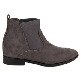 Lucky Shoes Botas de moda de Jodhpur gris