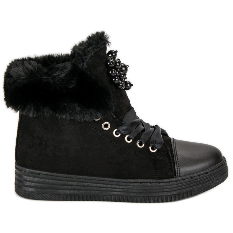 Zapatillas cálidas negro Zapatillas cálidas negro