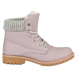 Tramperos violetas con piel de oveja MCKEYLOR púrpura