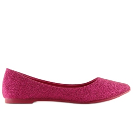 Bailarinas con purpurina fucsia CC200P rosa