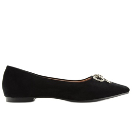 Bailarinas negras puntiagudas LT103P Negro