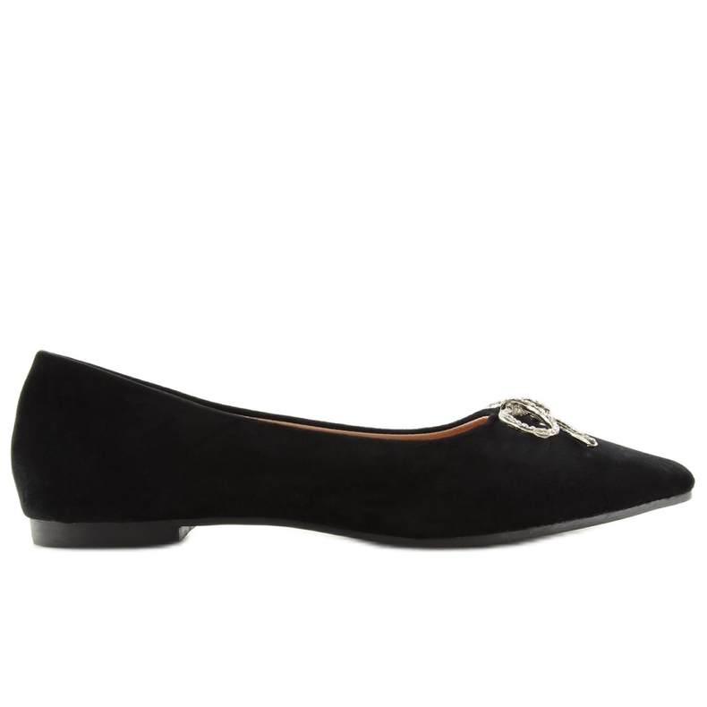 Bailarinas negras puntiagudas LT103P Negro