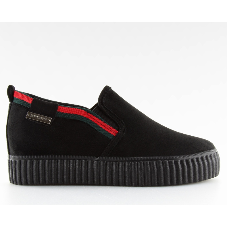 Zapatillas slip-on negro 107-40 negro