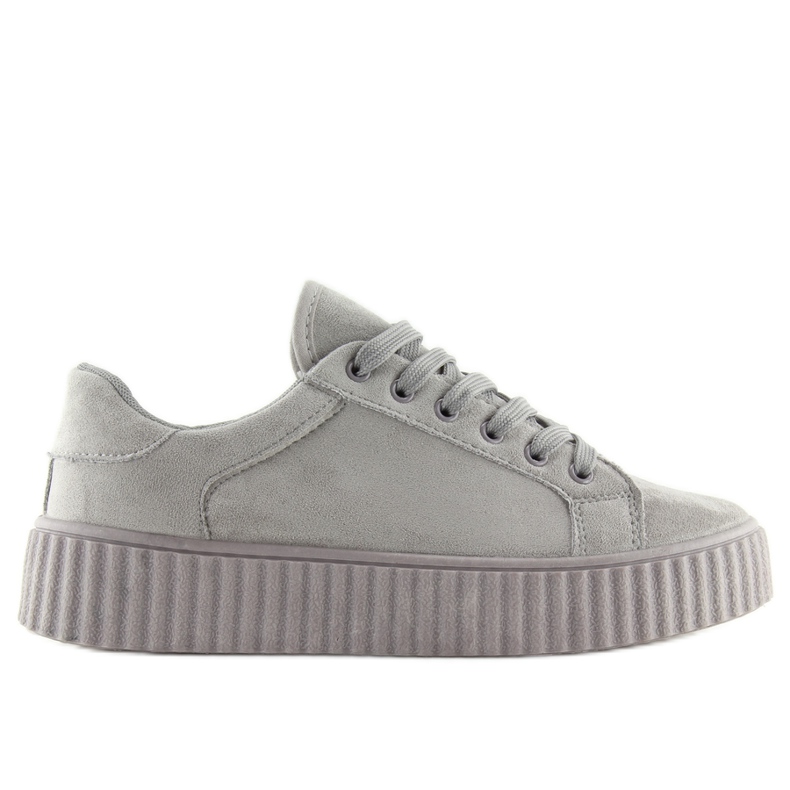 Gris AX03 Zapatillas grises de suela alta Gris AX03 Zapatillas grises de suela alta