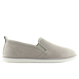 Zapatillas slip-on grises LA08P Gris