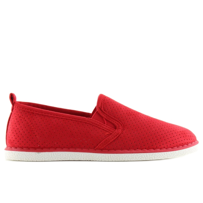 Zapatillas slip-on rojas LA08P Red rojo