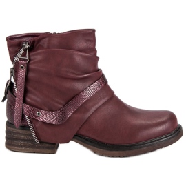 Queentina Trabajadores granate rojo Queentina Trabajadores granate rojo