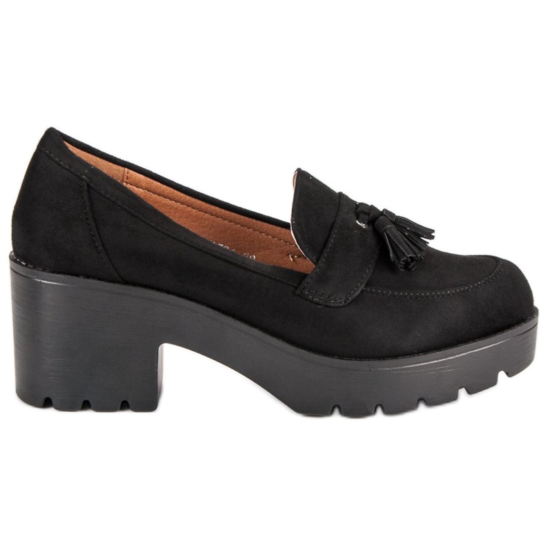 Ch. Creation Zapatos de mocasín con estilo negro Ch. Creation Zapatos de mocasín con estilo negro