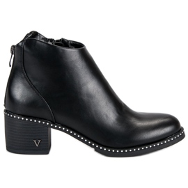 Botas Negras De Tacón Alto VINCEZA negro