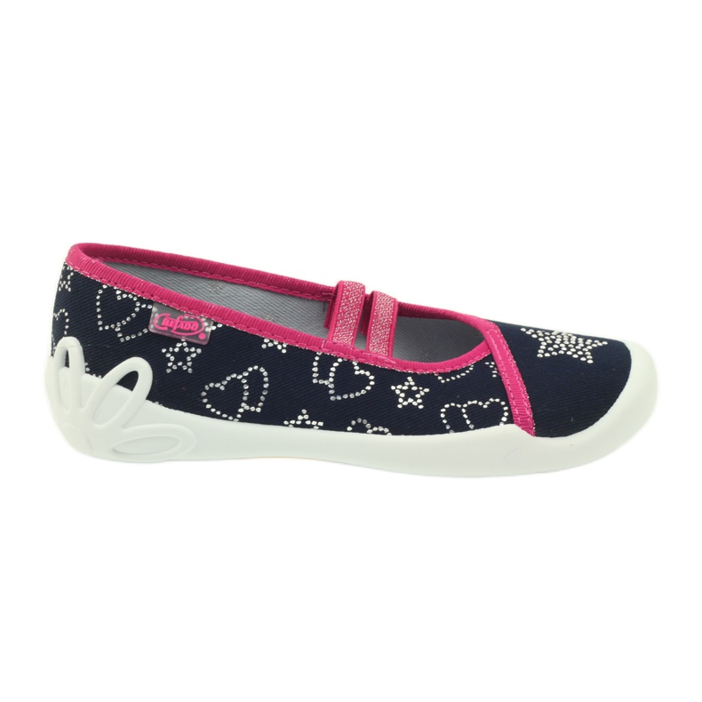 Zapatillas befado 116y246 estrellas gris rosado azul marino