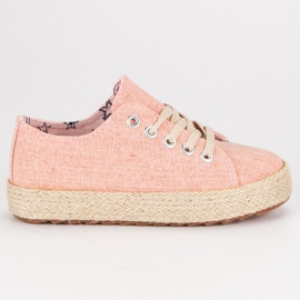 Kylie Zapatillas deportivas para niños Alpargatas rosado